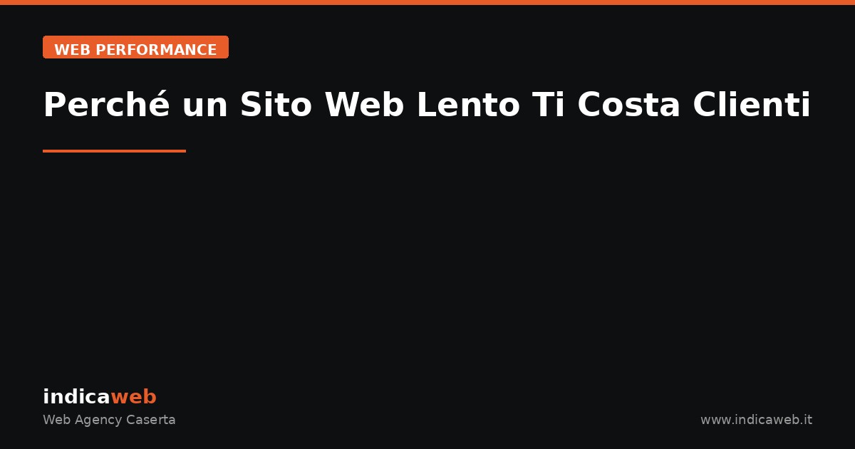 Perché un Sito Web Lento Ti Costa Clienti